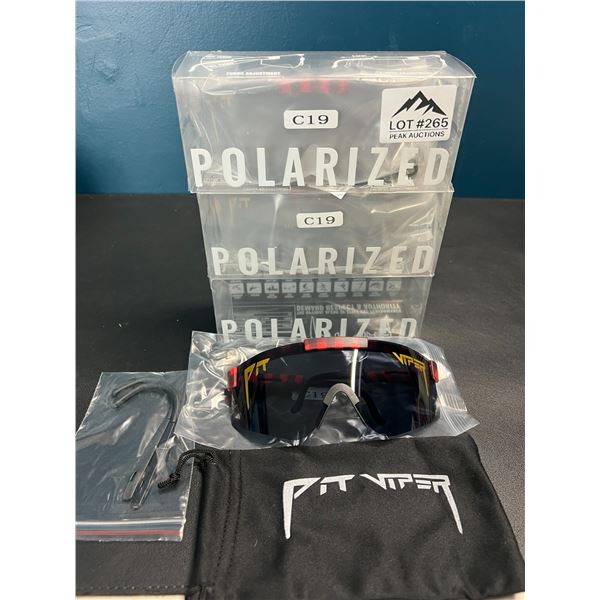 Lot of 3 Pit Viper Polarized Sunglasses