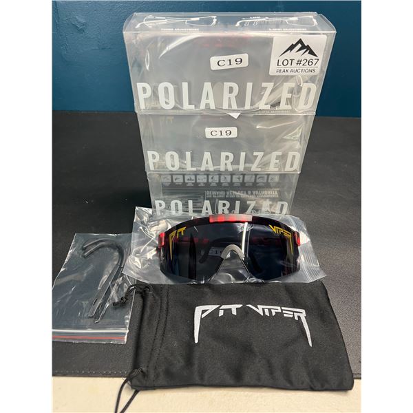 Lot of 3 Pit Viper Polarized Sunglasses