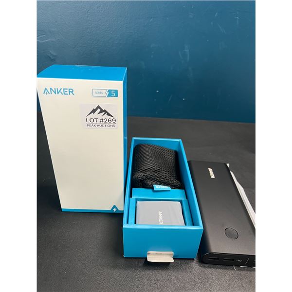 Lot of 1 ANKER Series 5 PowerCore+ Portable Powerbank/Charger - High Capacity 26800mAh