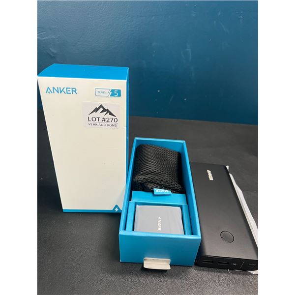 Lot of 1 ANKER Series 5 PowerCore+ Portable Powerbank/Charger - High Capacity 26800mAh