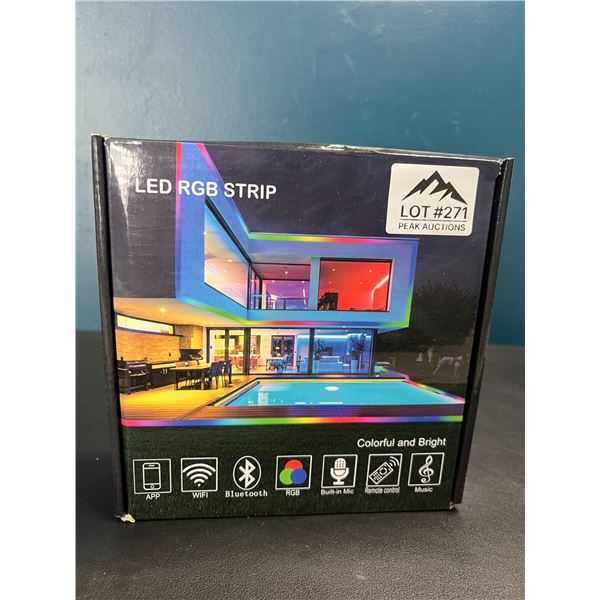 Lot of 1 LED RGB Strip Light Kit w/ App & Remote Control (32FT Length)