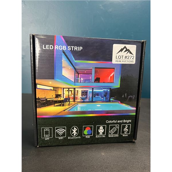 Lot of 1 LED RGB Strip Light Kit w/ App & Remote Control (32FT Length)