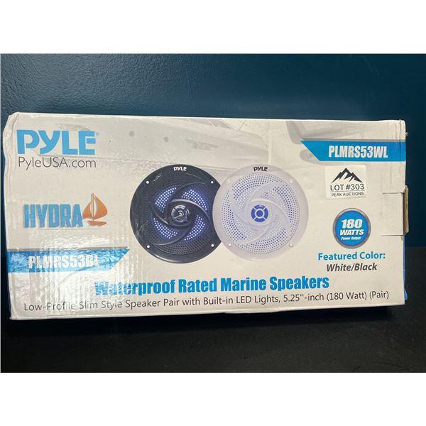 Lot of PYLE Hydra Waterproof Rated Marine Speakers