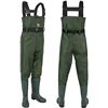 Image 1 : Lot of 1 Tidwe Hunting/Fishing Waders w/ Boots - Size 13