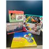 Image 1 : Lot of Assorted Kids Toys - Toy Vehicles, Ice Cream Truck, Lego Mat, and Cleaning Toy Set