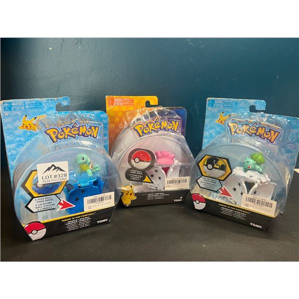 Lot of 3 Pokemon Toys