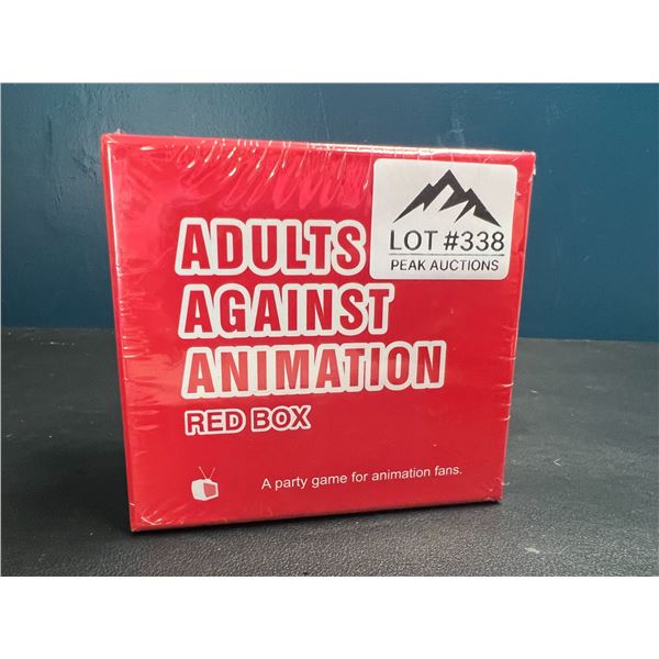 Lot of 1 Adults Against Animation Red Box Edition - Card Game for Adults
