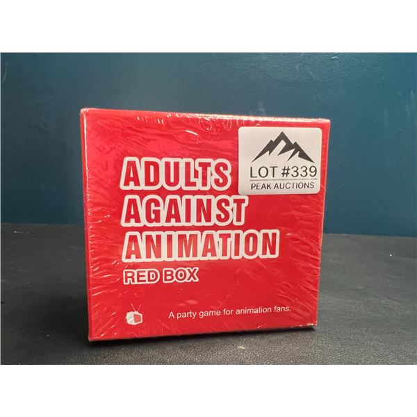 Lot of 1 Adults Against Animation Red Box Edition - Card Game for Adults
