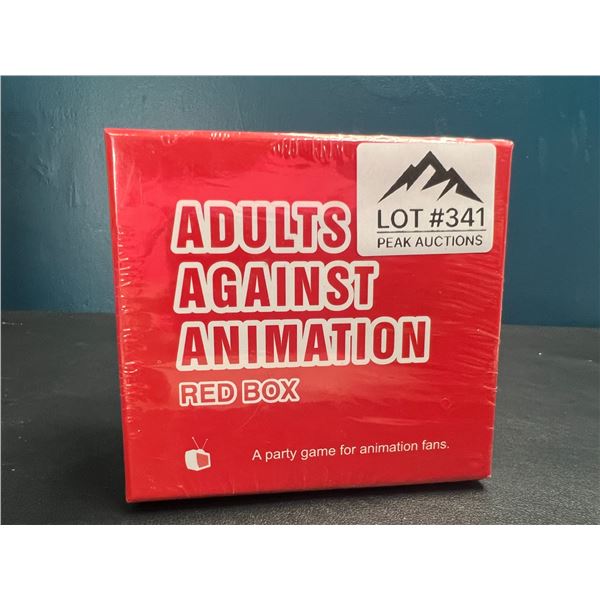 Lot of 1 Adults Against Animation Red Box Edition - Card Game for Adults