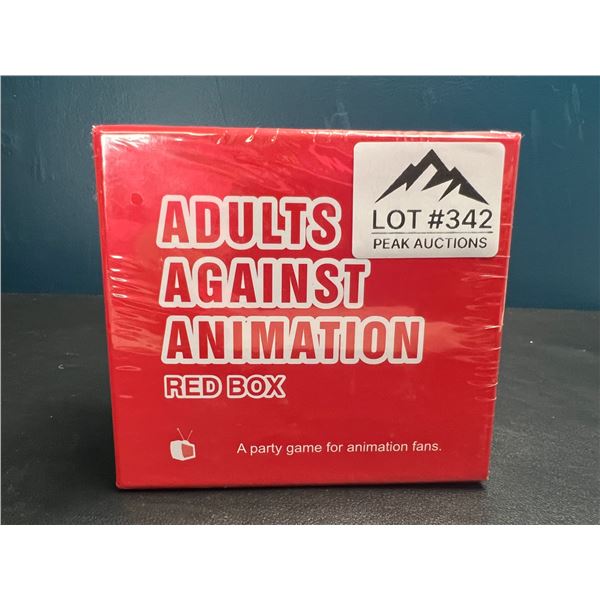 Lot of 1 Adults Against Animation Red Box Edition - Card Game for Adults