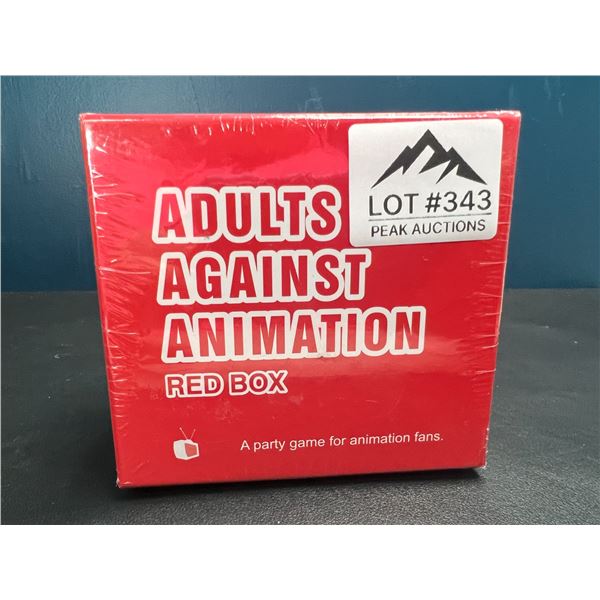 Lot of 1 Adults Against Animation Red Box Edition - Card Game for Adults