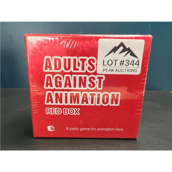 Lot of 1 Adults Against Animation Red Box Edition - Card Game for Adults