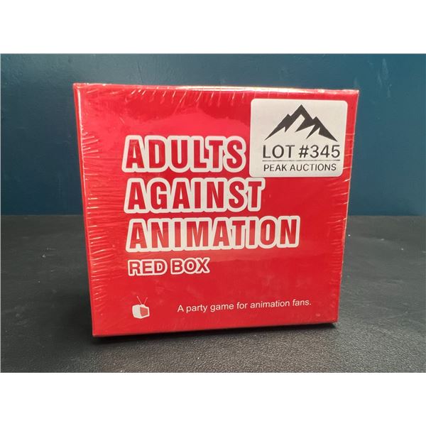 Lot of 1 Adults Against Animation Red Box Edition - Card Game for Adults
