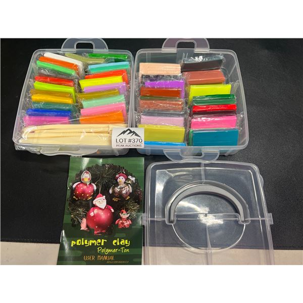 Lot of 1 Polymer Clay Starter Kit - 45 Colours