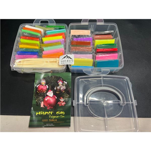 Lot of 1 Polymer Clay Starter Kit - 45 Colours