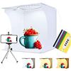 Image 1 : Lot of 1 LED Portable Photo Studio w/ 4 Colors Backdrops & Built-In LED Light
