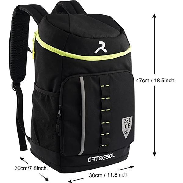 Lot of 1 Arteesol 28L Insulated Cooler Backpack