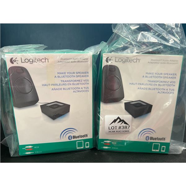 Lot of 2 Logitech Bluetooth Audio Adapters