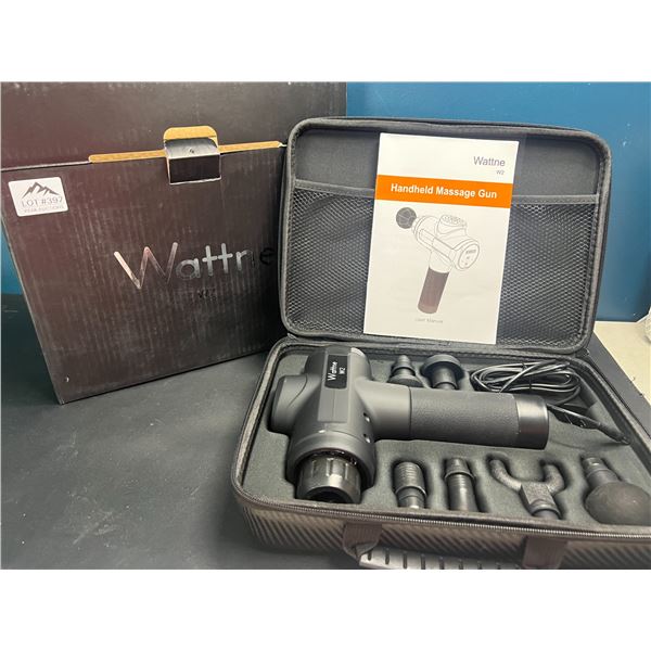 Lot of 1 Wattne W2 Handheld Deep Tissue Massage Gun