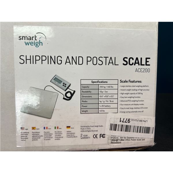 Lot of 1 Heavy Dutty Shipping & Postal Scale - Large Size - 440lb capacity!