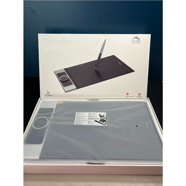 Lot of 1 XP-Pen Deco Pro Medium - Professional Graphics Ultra Thin Drawing Tablet