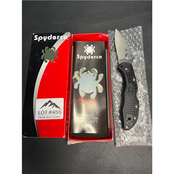 Lot of 1 SpyderCo Delica 4 Folding Knife