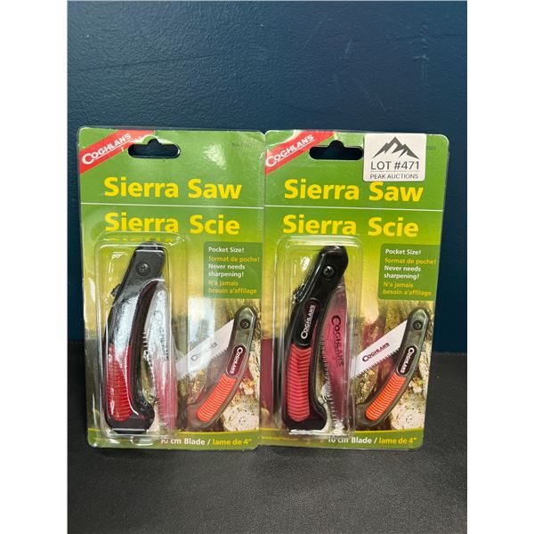 Lot of 2 Sierra Saw Folding Knives