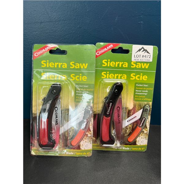 Lot of 2 Sierra Saw Folding Knives