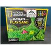 Image 1 : Lot of 1 National Geographic Ultimate Play/Sensory Sand Kit - 6LB/2.7kg Green Sand & 6 Sand Molds