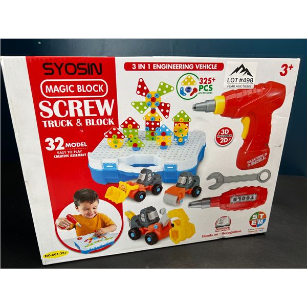 Lot of 1 Magic Block Truck & Block Toy Set - 32 PC