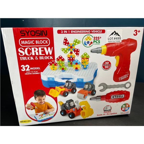Lot of 1 Magic Block Truck & Block Toy Set - 32 PC