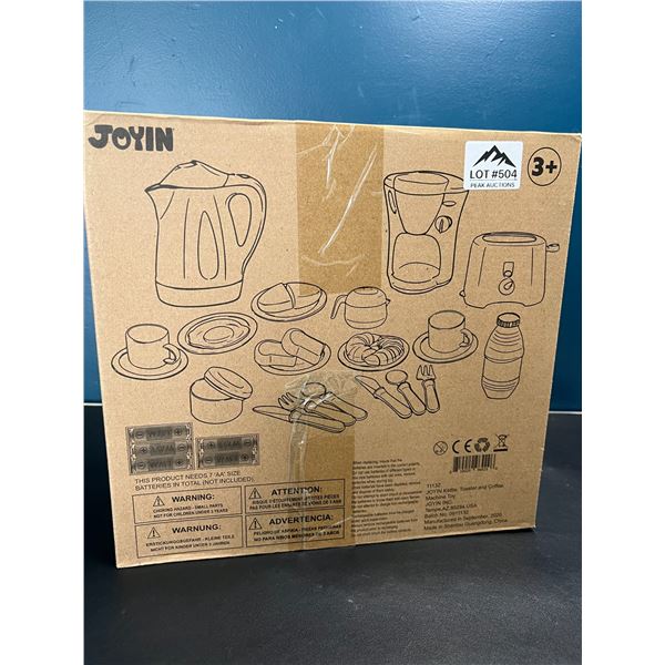 Lot of 1 Joyin Kettle, Toaster, & Coffee Machine Kitchen Toy Play Set for Kids