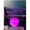 Image 2 : Lot of 1 Pokemon 3D LED Color-Changing Lamp w/ Remote Control - 3 Pokemon Designs Included!