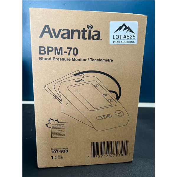 Lot of 1 Avantia BPM-70 Blood Pressure Monitor