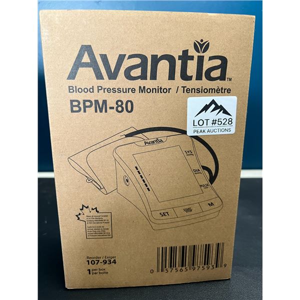 Lot of 1 Avantia BPM-70 Blood Pressure Monitor