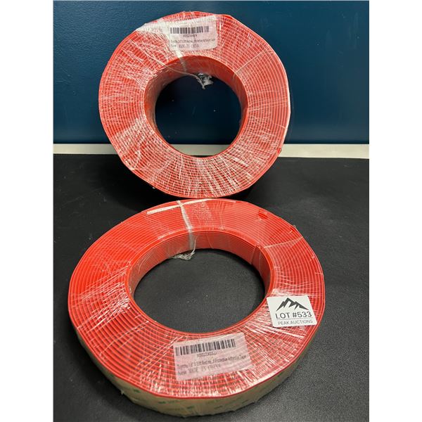 Lot of 2 Rolls of Adhesive Edge Trim