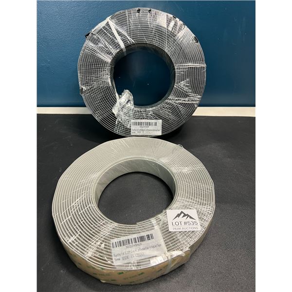 Lot of 2 Rolls of Adhesive Edge Trim