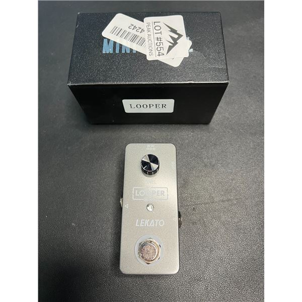 Lot of 1 Lekato Looper - Guitar Effect Pedal