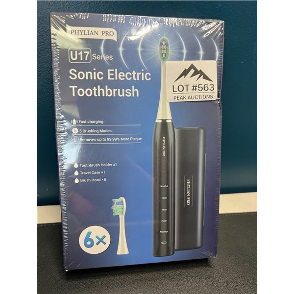Lot of 1 Phylian Pro Sonic Electric Toothbrush