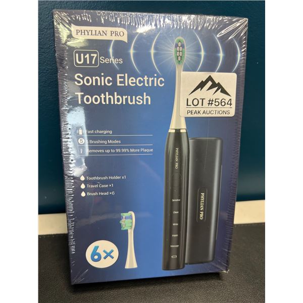 Lot of 1 Phylian Pro Sonic Electric Toothbrush