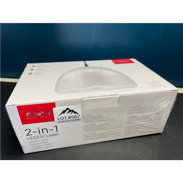 Lot of 1 SunUV Professional 2-in-1 LED/UV Nail Lamp