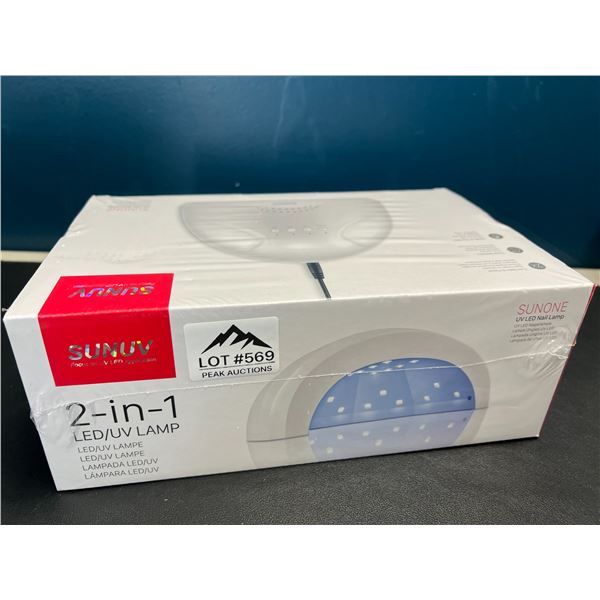 Lot of 1 SunUV Professional 2-in-1 LED/UV Nail Lamp