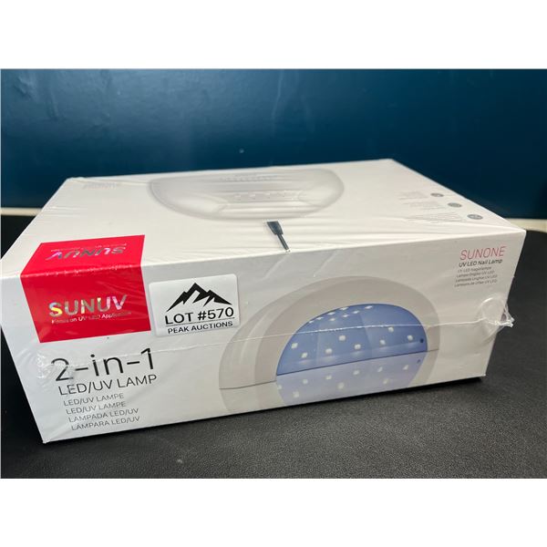 Lot of 1 SunUV Professional 2-in-1 LED/UV Nail Lamp