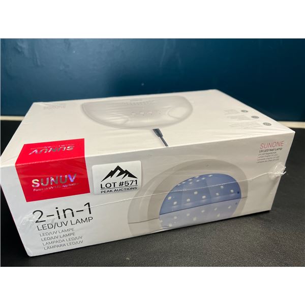 Lot of 1 SunUV Professional 2-in-1 LED/UV Nail Lamp