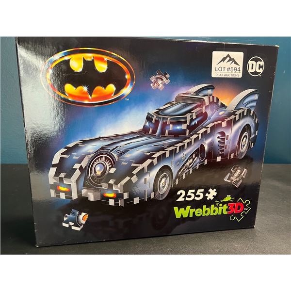 Lot of 1 Batmobile Wrebbit 3D Puzzle