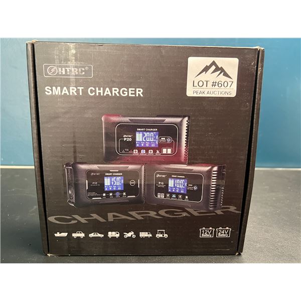 Lot of 1 HTRC 12V/24V Smart Battery Charger