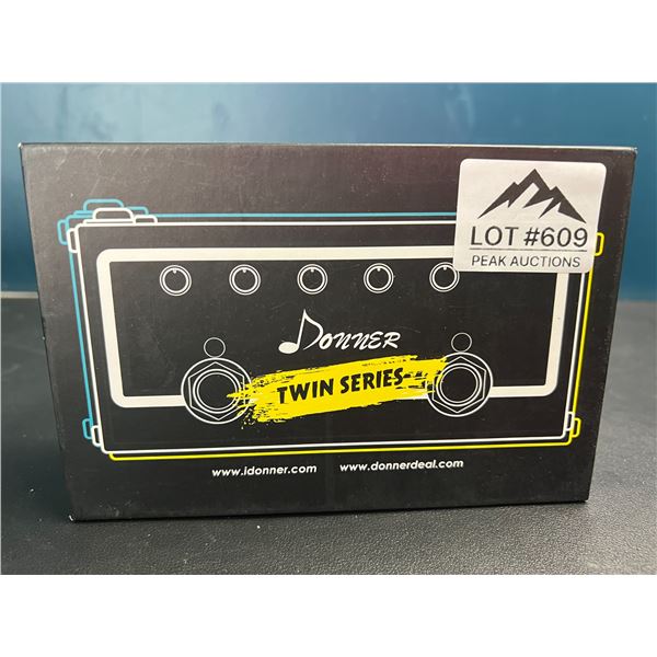 Lot of 1 Donner Twin Series Revecho Guitar Effects Pedal