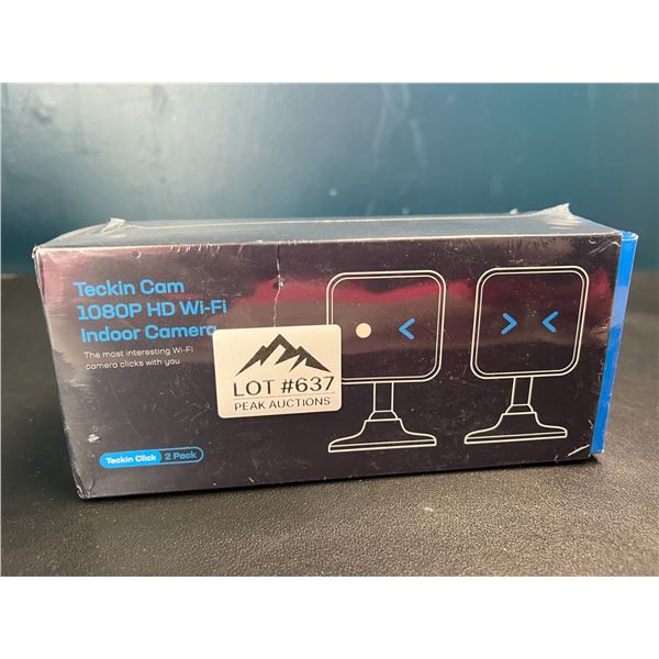 Lot of Teckin 1080P HD Wifi Indoor Security Cameras - 2 Pack