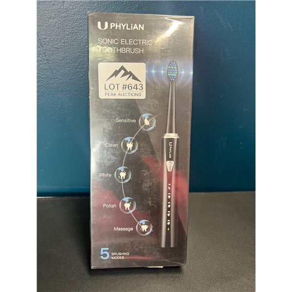 Lot of 1 Phylian Pro Sonic Electric Toothbrush