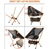 Image 4 : Lot of 2 Sportneer Portable & Expandable Folding Chairs w/ Storage Bag
